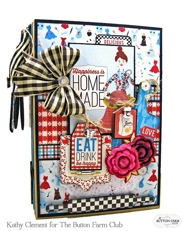 Authentique Ingredient Waterfall Recipe Album Kit by Kathy Clement ~ Digital Tutorial