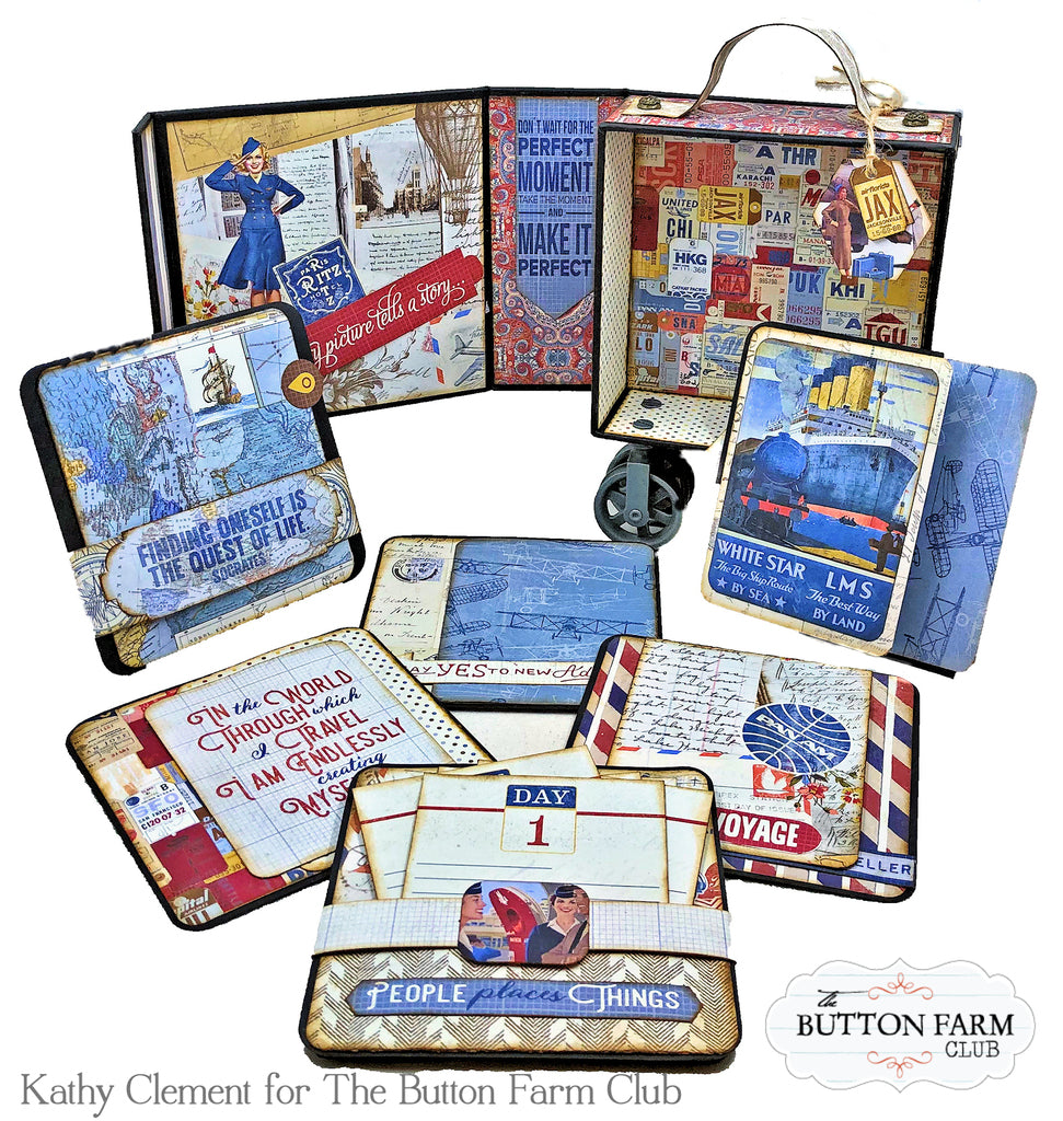 Authentique Quest Photo Box by Kathy Clement ~ Digital Tutorial