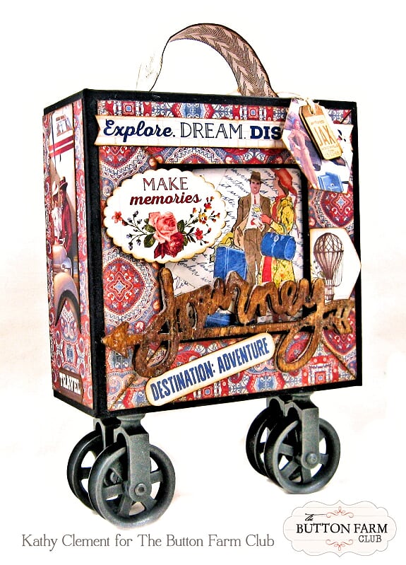 Authentique Quest Photo Box by Kathy Clement ~ Digital Tutorial