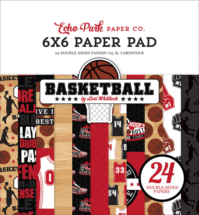 Basketball 6x6 Paper Pad