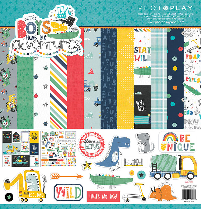 Little Boys Have Big Adventures Collection Kit