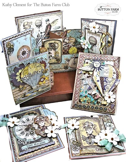 Voyagers Fantastic Card Kit by Kathy Clement ~ TUTORIAL ONLY