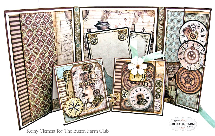 Voyagers Fantastic Card Kit by Kathy Clement ~ TUTORIAL ONLY