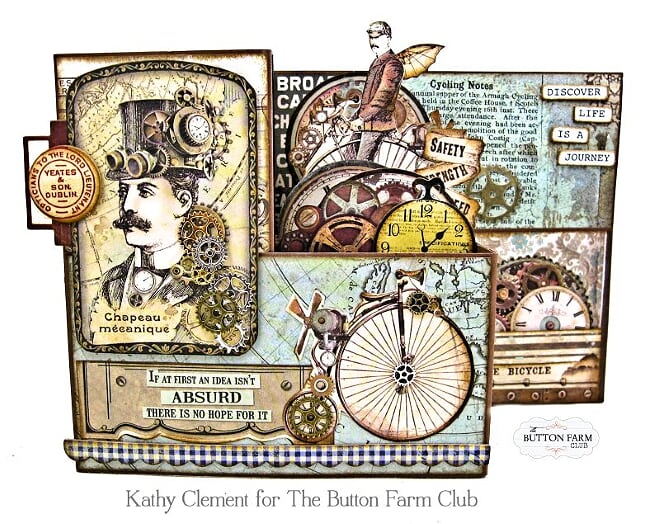 Voyagers Fantastic Card Kit by Kathy Clement ~ TUTORIAL ONLY