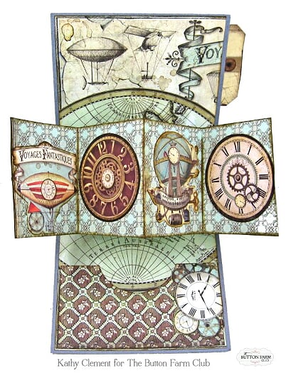 Voyagers Fantastic Card Kit by Kathy Clement ~ TUTORIAL ONLY