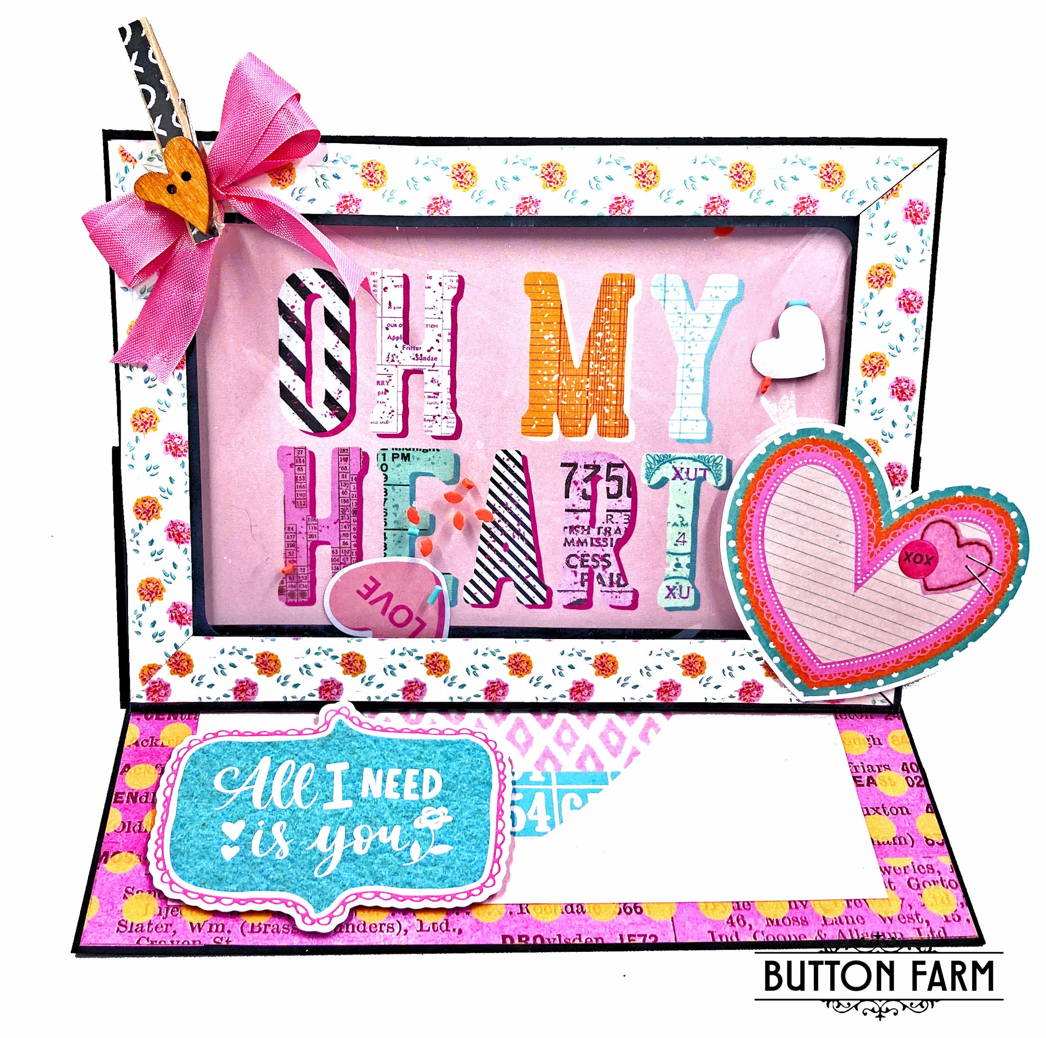 Heart Eyes Card Kit by Kathy Clement