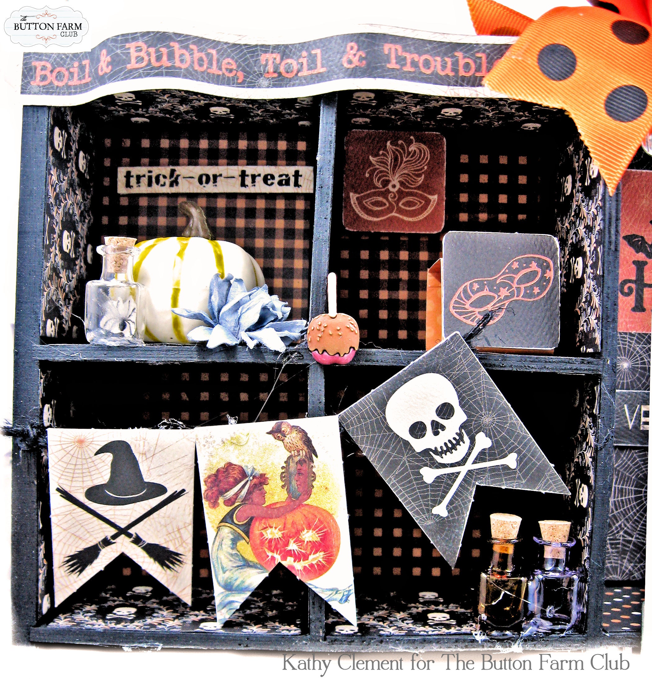 Masquerade Halloween Home Décor and Folio Kit ~ Digital Tutorial