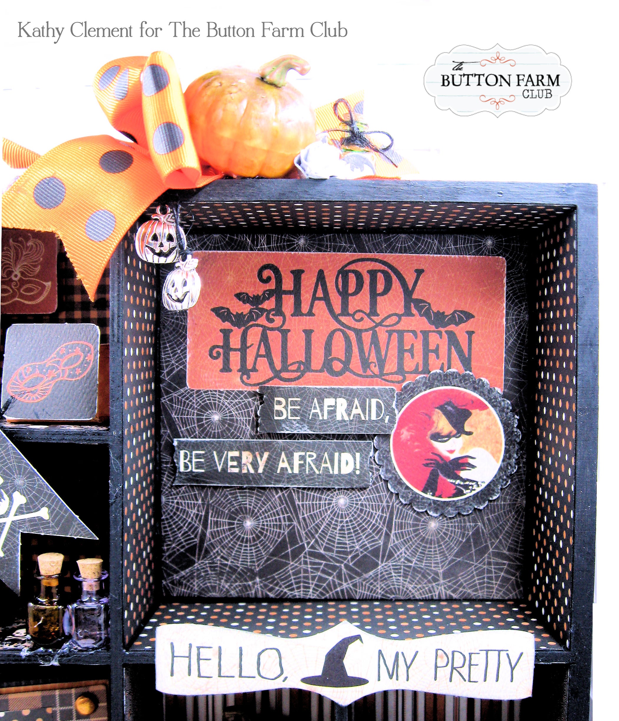 Masquerade Halloween Home Décor and Folio Kit ~ Digital Tutorial