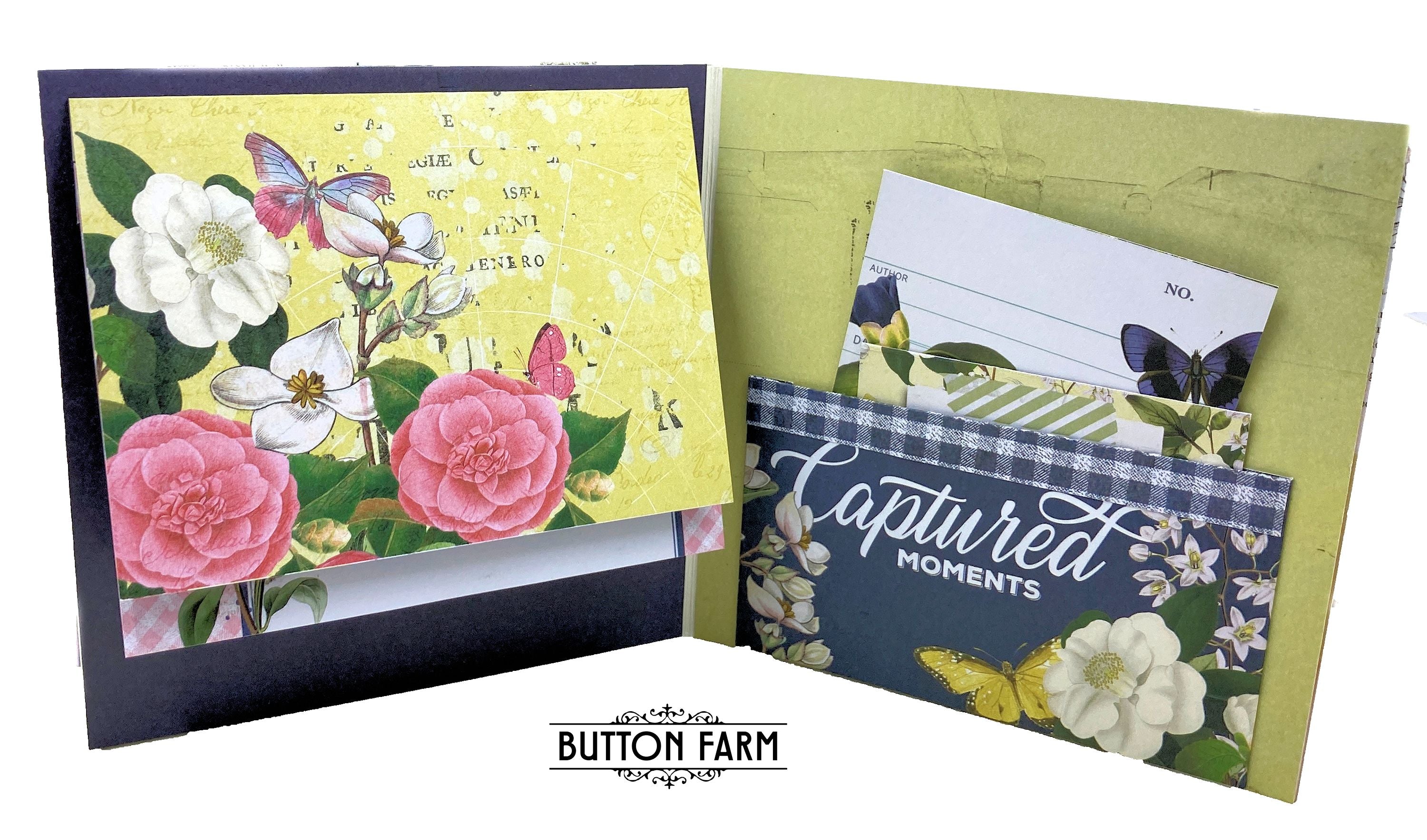 Simple Vintage Indigo Garden Card Kit by Kathy Clement