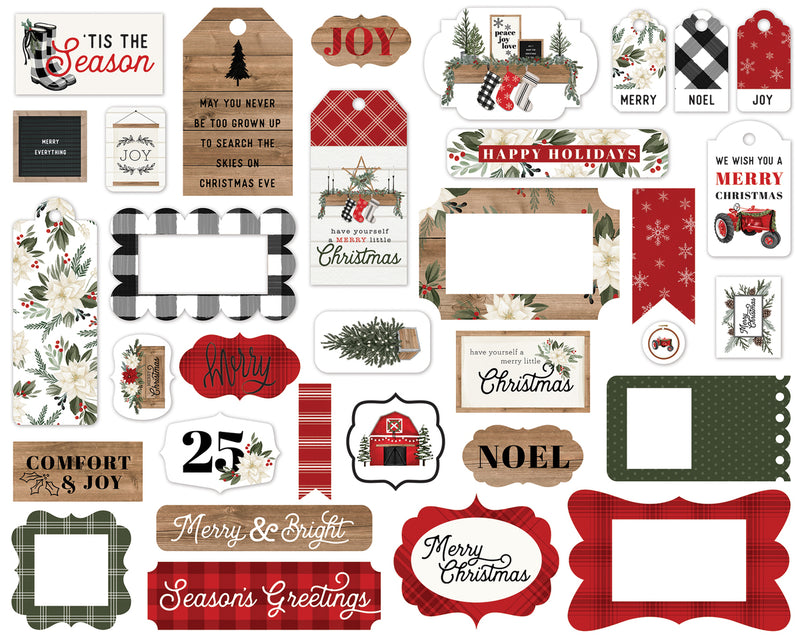 Farmhouse Christmas Frames & Tags