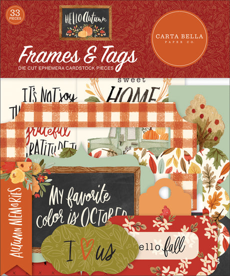 Hello Autumn Frames & Tags