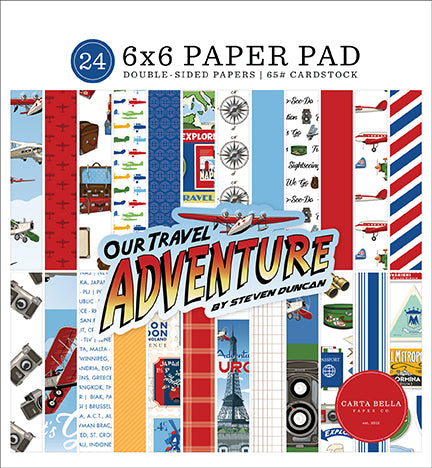 Our Travel Adventure 6x6 Paper Pad