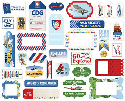 Our Travel Adventure Frames & Tags