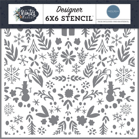 Winter Market  - Winter Wonderland Stencil