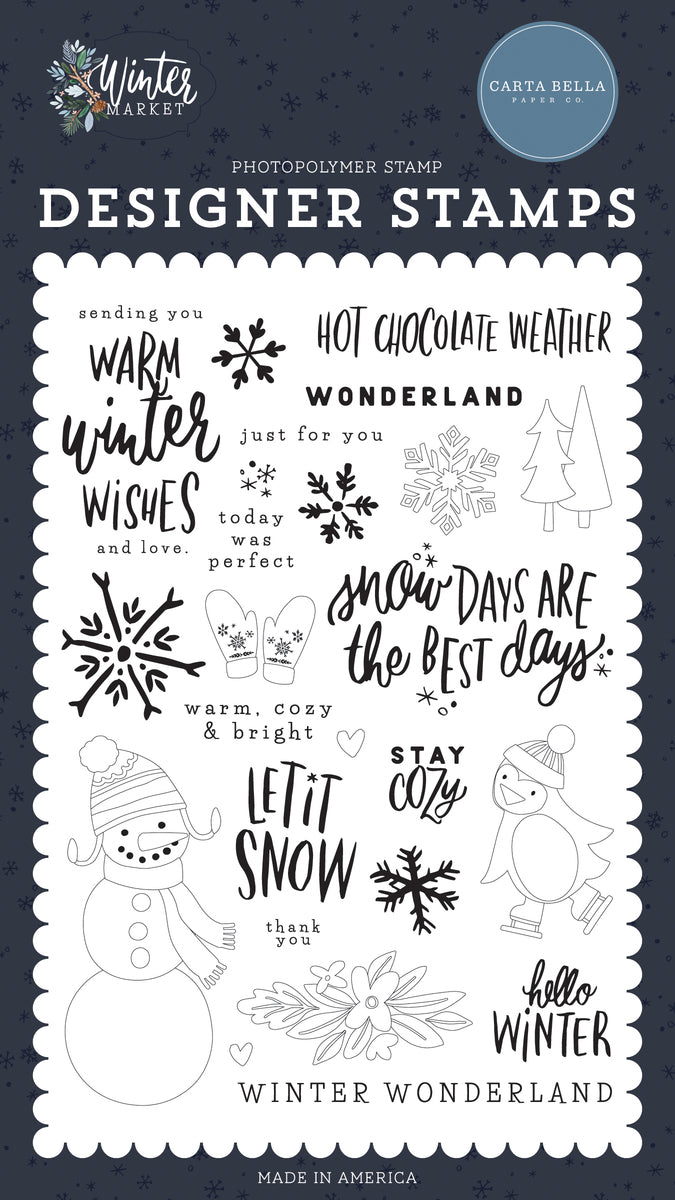 Winter Market - Warm Winter Wishes Stamp Set