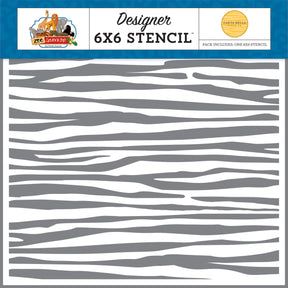 Zoo Adventure - Tiger Stencil