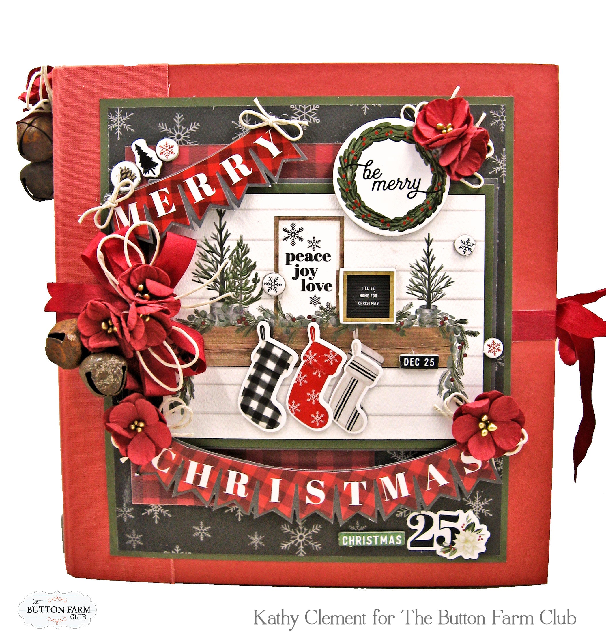 Farmhouse Christmas Holiday Binder ~ Digital Tutorial