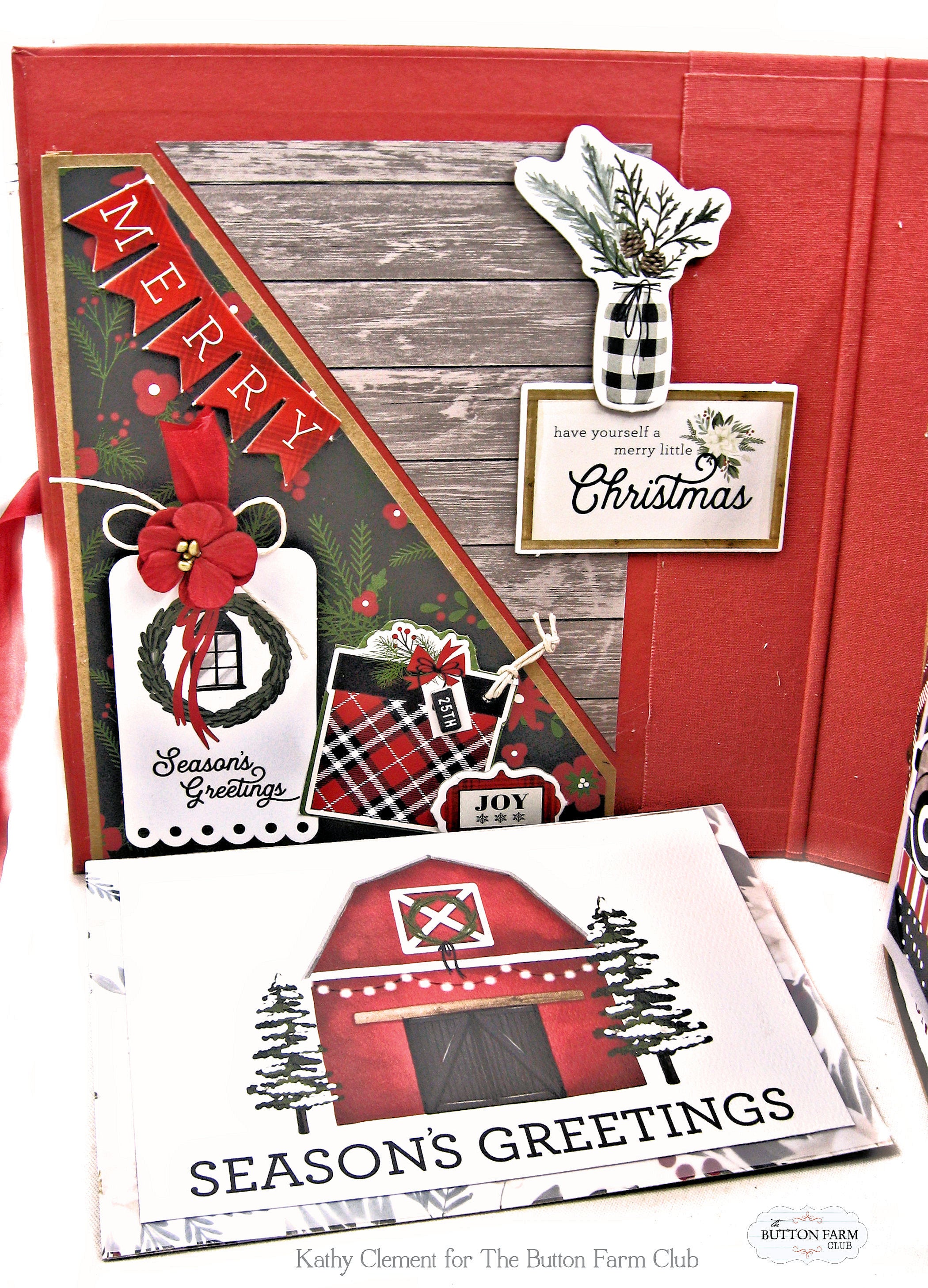 Farmhouse Christmas Holiday Binder ~ Digital Tutorial