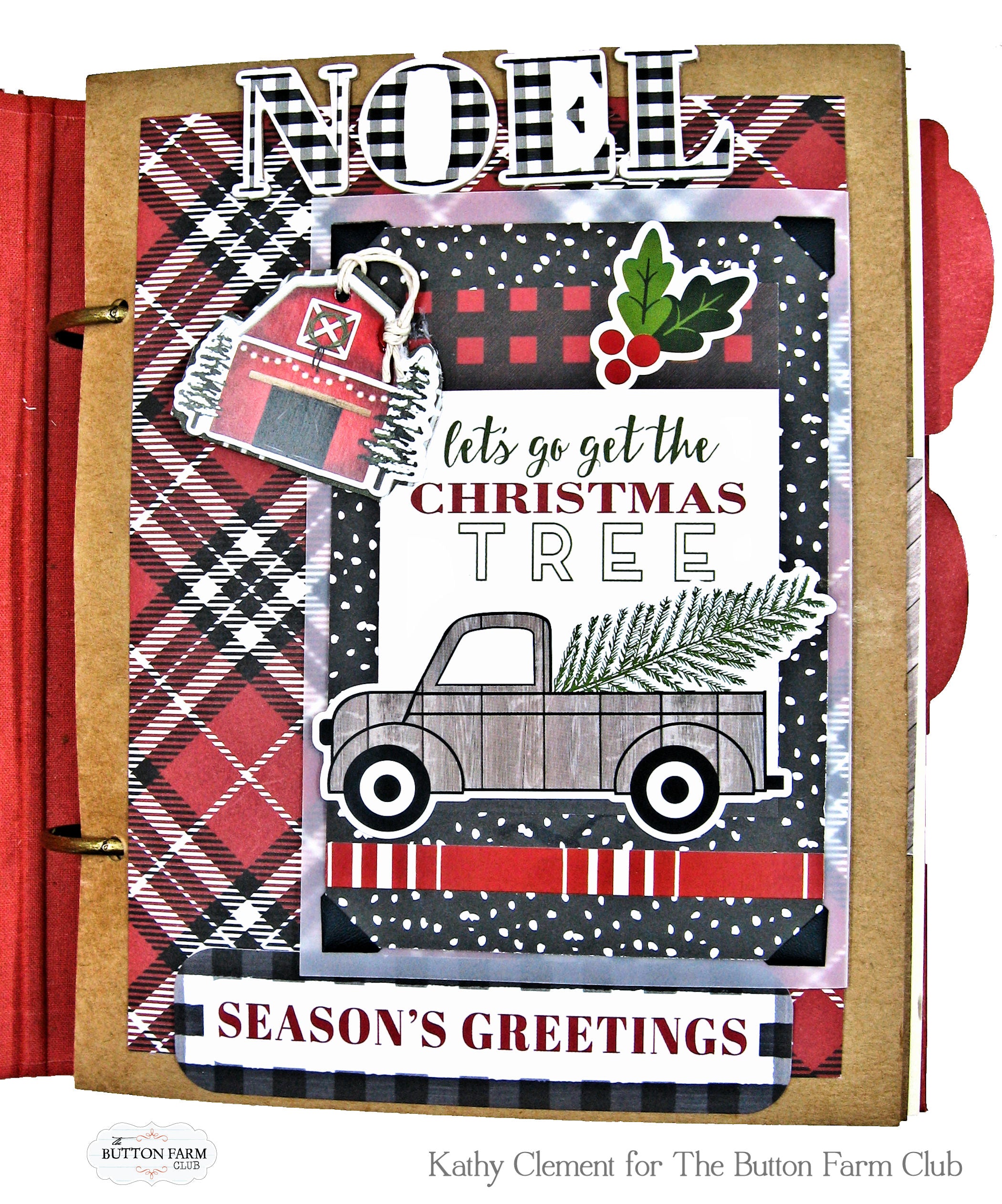 Farmhouse Christmas Holiday Binder ~ Digital Tutorial