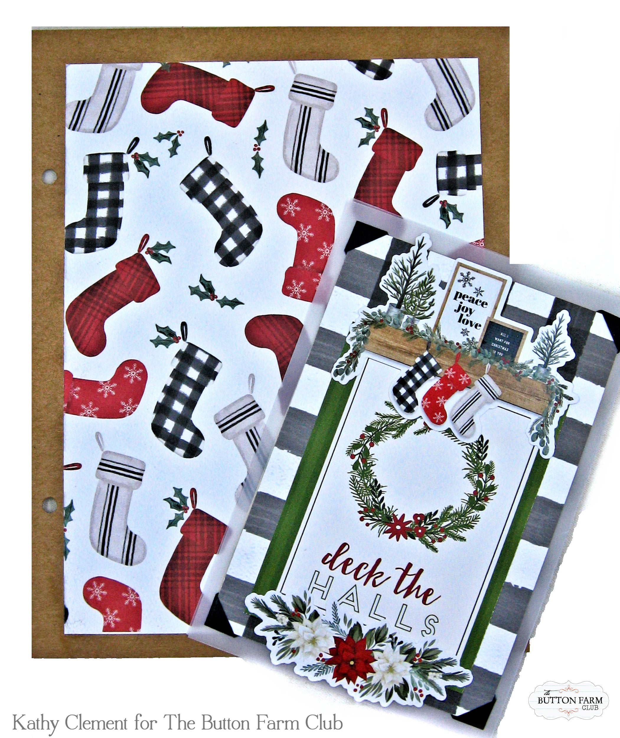 Farmhouse Christmas Holiday Binder ~ Digital Tutorial