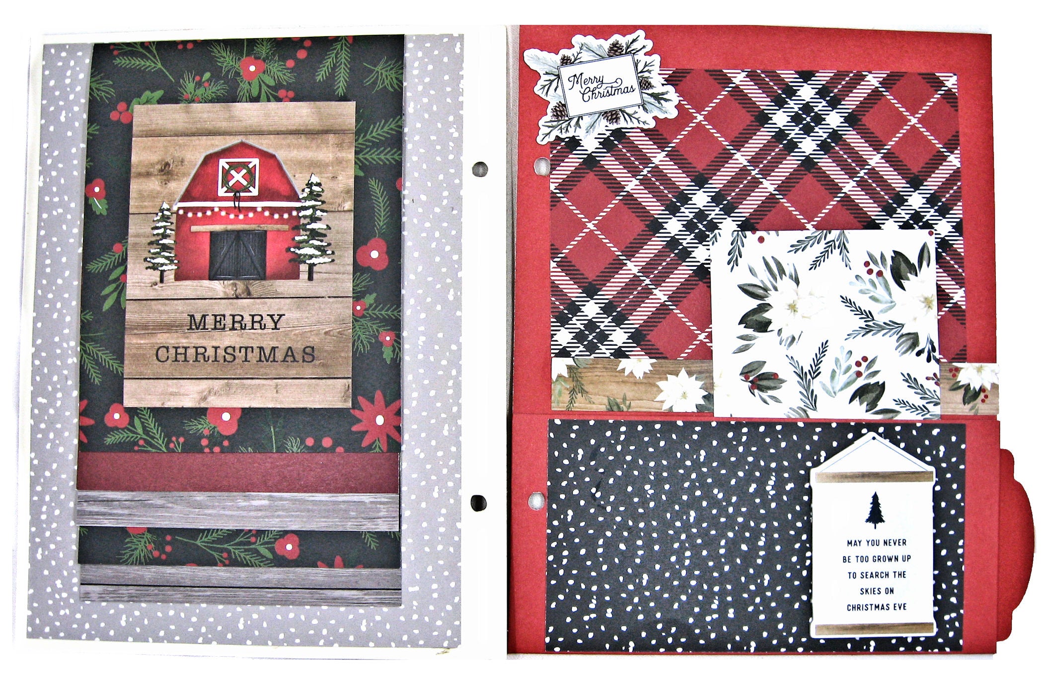 Farmhouse Christmas Holiday Binder ~ Digital Tutorial