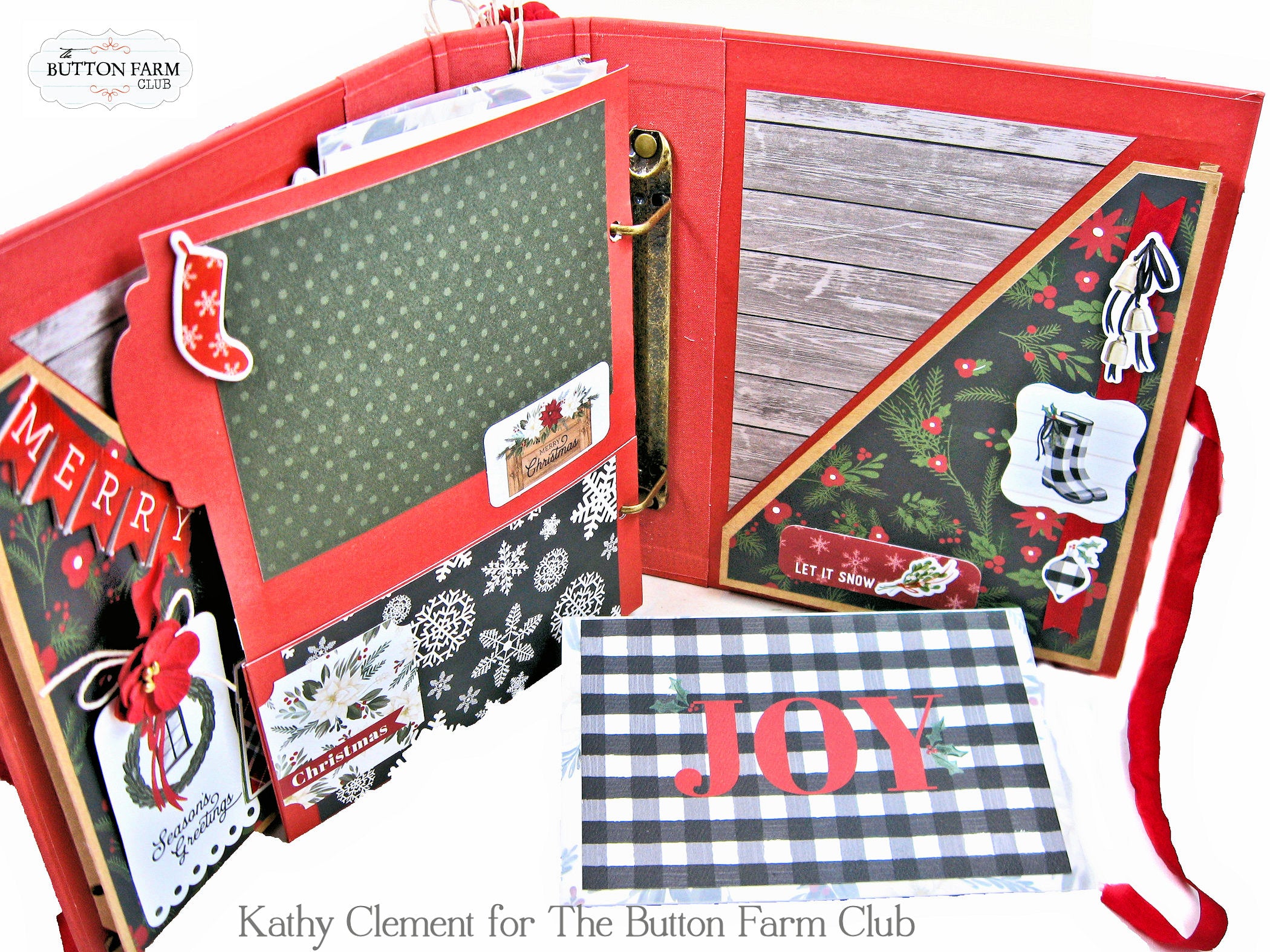 Farmhouse Christmas Holiday Binder ~ Digital Tutorial