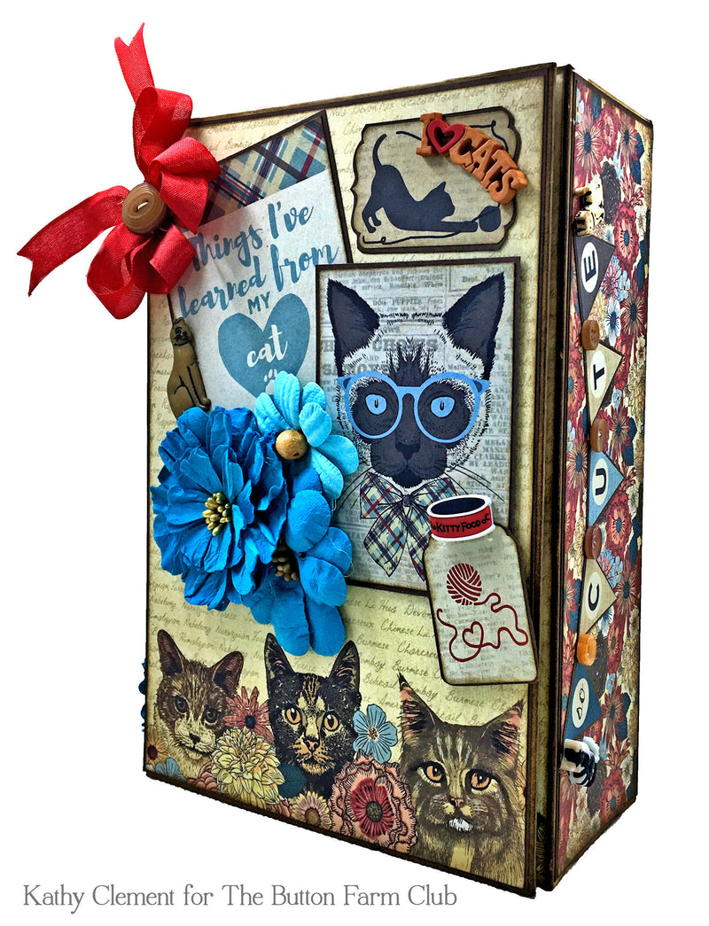 Things I learned from my CAT Mini Album by Kathy Clement ~ Digital Tutorial