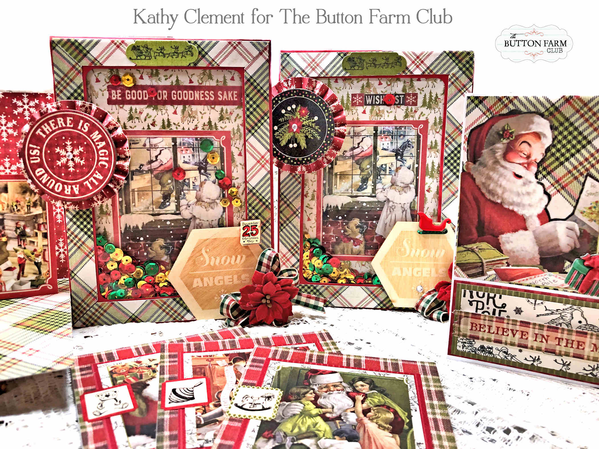 A Magical Christmas Card Kit by Kathy Clement ~ DIGITAL TUTORIAL