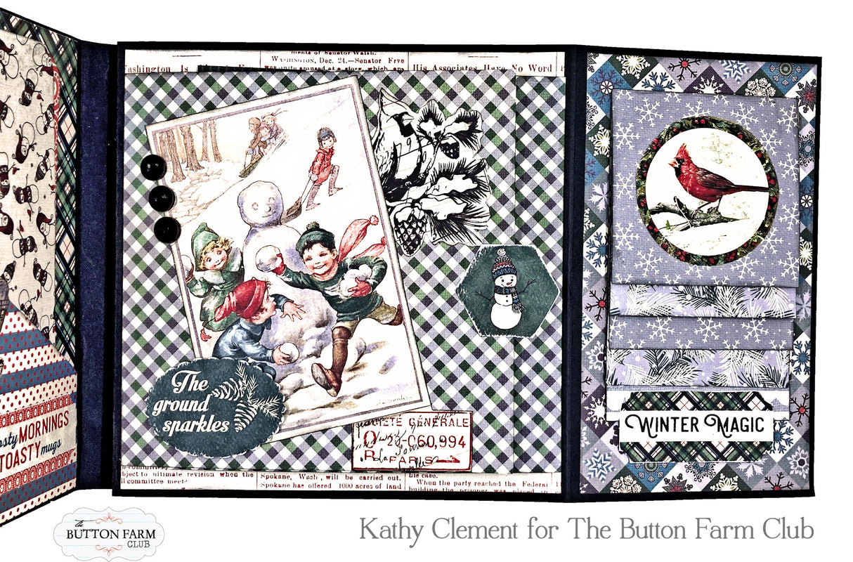 Snow Fall Folio ~ Digital Tutorial