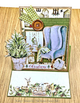 Cosy Winter Christmas Card Kit by Kathy Clement