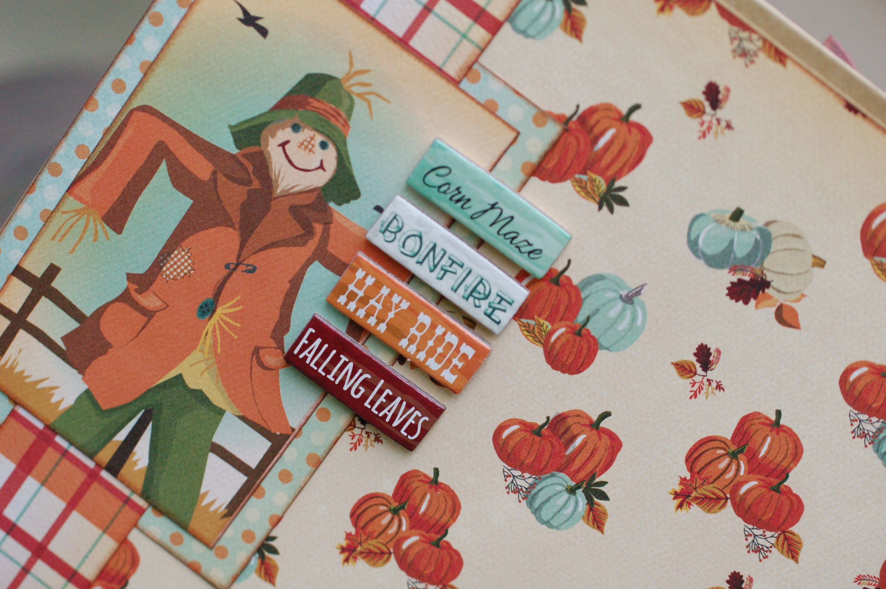 Fall Break  Button Farm Club Mini Album ~  Digital Tutorial