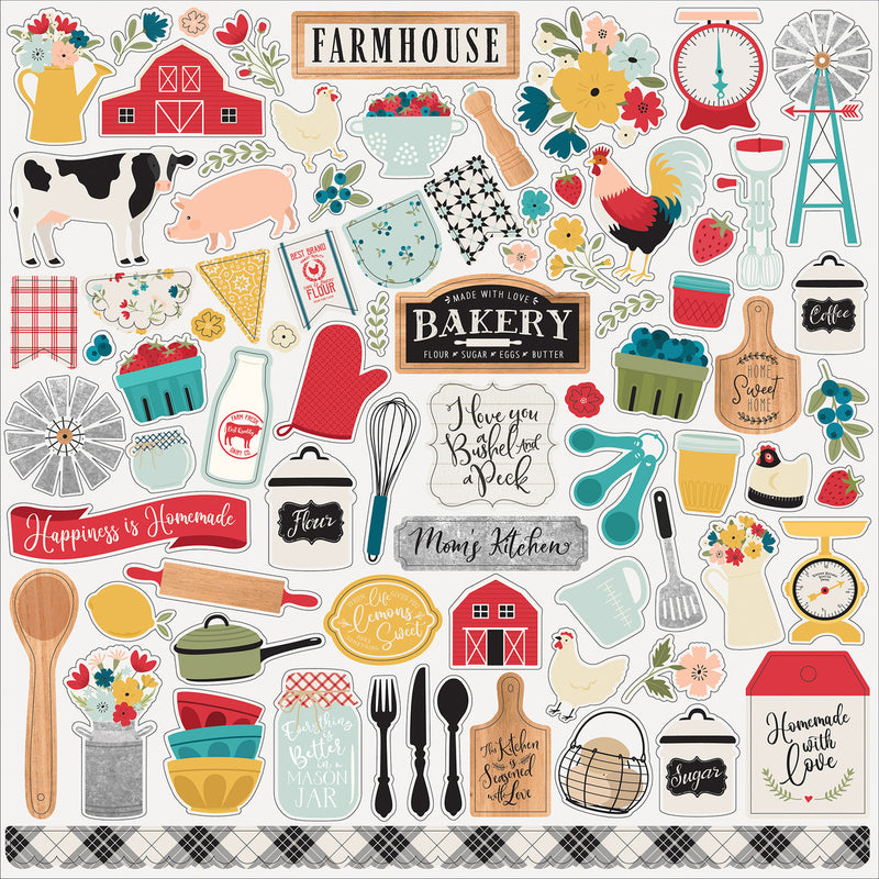Farmhouse Kitchen Element Sticker