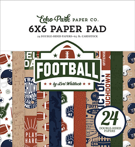 Football 6x6 Paper Pad
