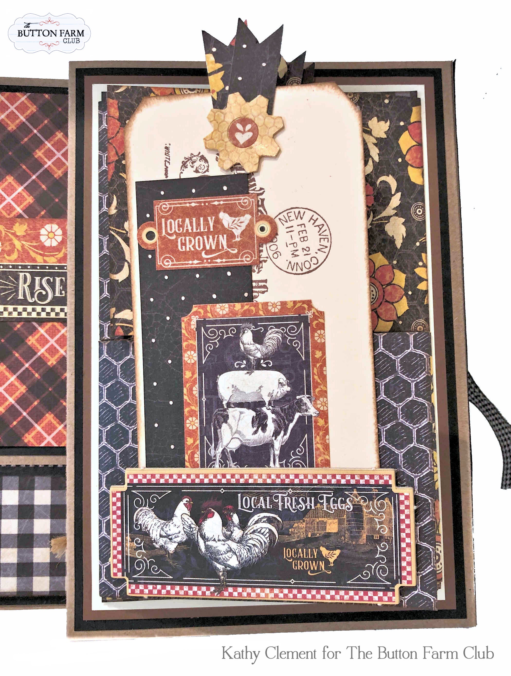 Graphic 45 Farmhouse Folio by Kathy Clement - Digital Tutorial