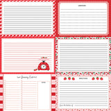 Happy Fruit - Red Recipe Cards