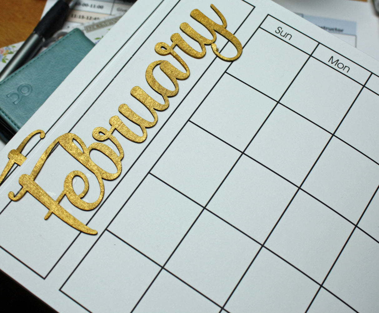 New Beginnings Calendar Journal