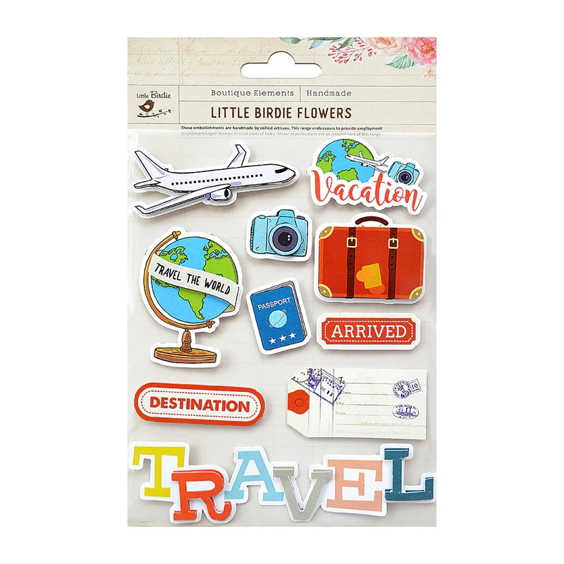 Travel Layered Stickers