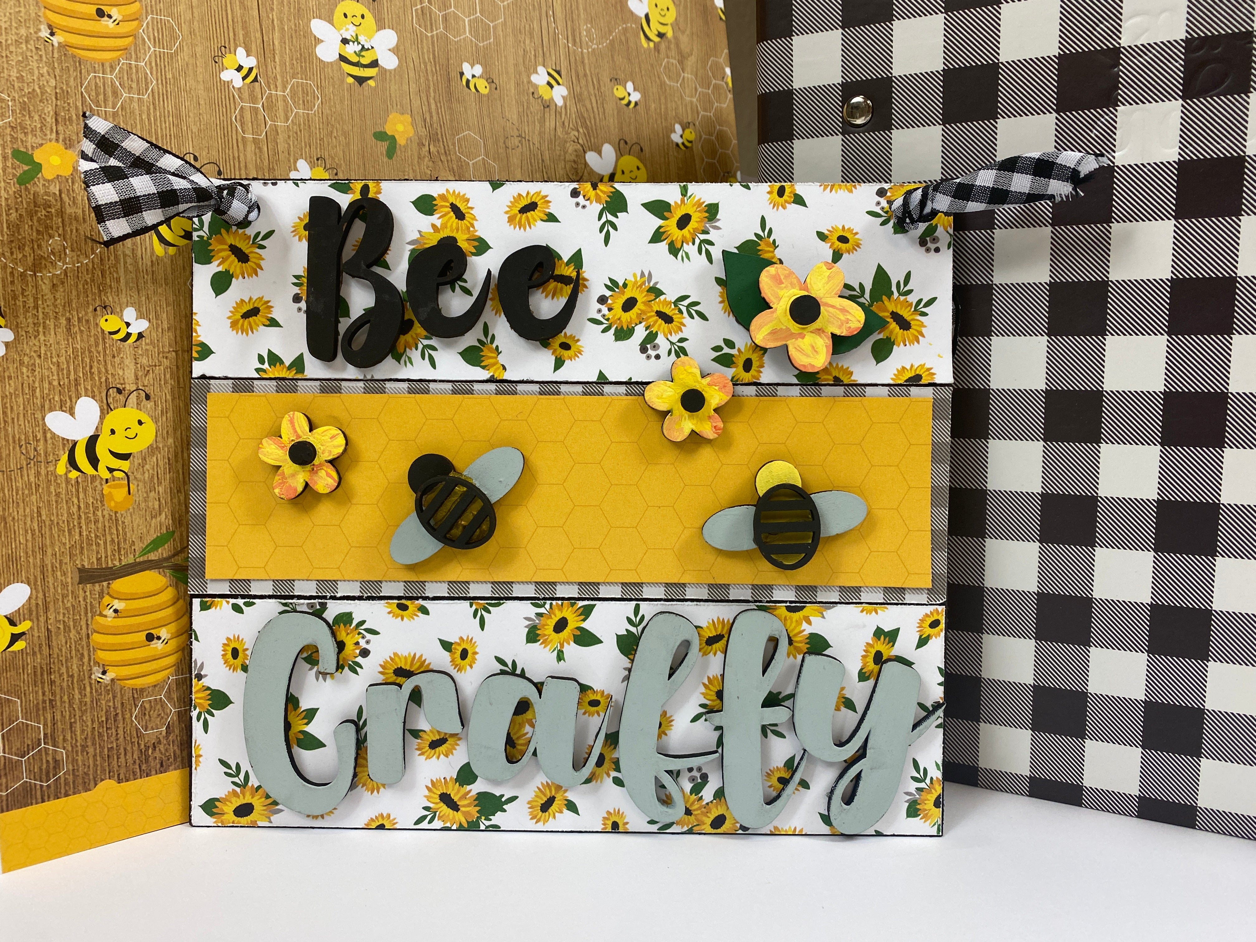 Bee Crafty Sign