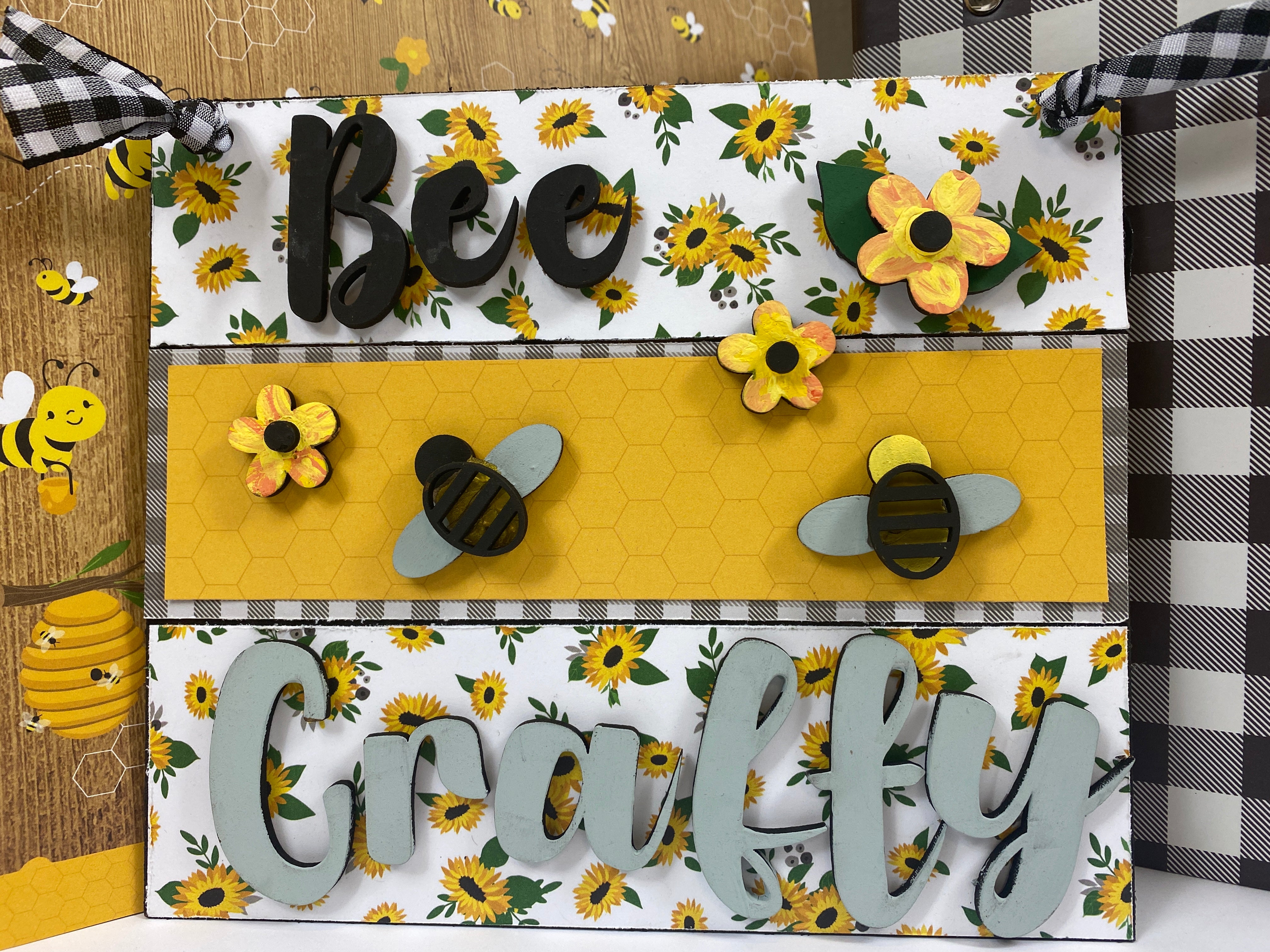 Bee Crafty Sign