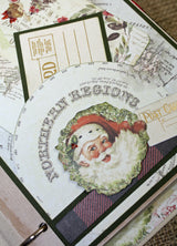 Christmas in the Country Mini Book by Nancy Wethington ~ Digital Tutorial