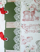 Christmas in the Country Mini Book by Nancy Wethington ~ Digital Tutorial
