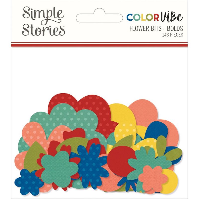 Color Vibe Flowers Bits & Pieces - Bolds