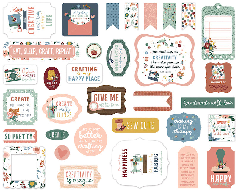 Echo Park - Let's Create Collection - Ephemera