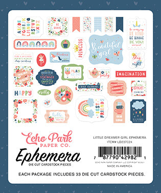Little Dreamer Girl Ephemera