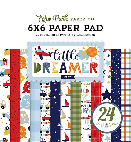Little Dreamer Boy 6x6 Paper Pad