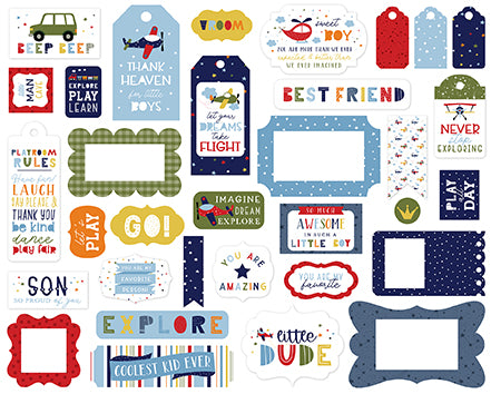 Little Dreamer Boy Frames & Tags