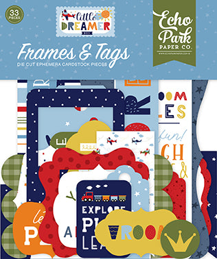 Little Dreamer Boy Frames & Tags
