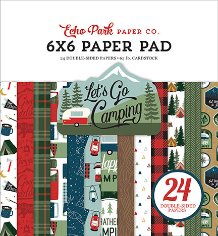 Let's Go Camping 6x6 Paper Pad