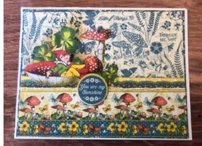 Graphic 45 Card Kit Vol 2 2023  - Little Things — Vibrant Mushroom Card Set