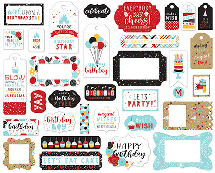 Magical Birthday Boy Frames & Tags